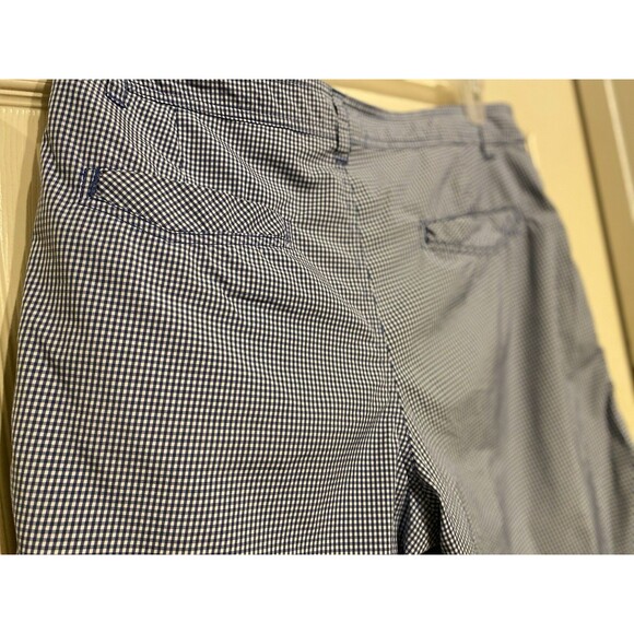 Lululemon Shorts Mens Blue Plaid Gingham Athleisure Resort Golf Preppy  Stretch - Picture 7 of 15